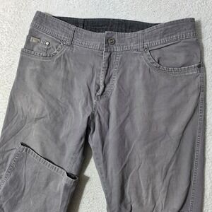 Kühl Kanvus Jean Men 40/32 Gray Stretch Vintage Patina Dye Outdoor‎ Pants